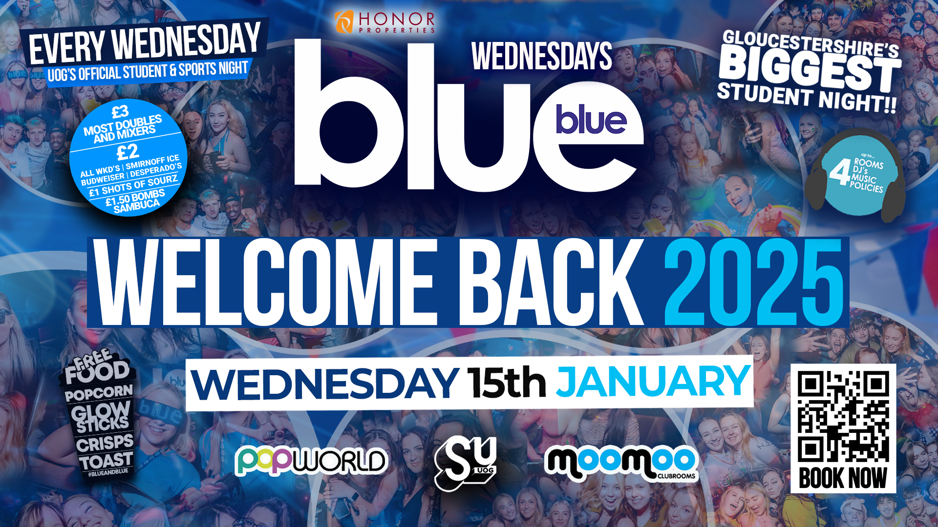 Blue and Blue Presents: Gloucestershire’s Biggest Student Night – Welcome Back Party 2025! 🎉
