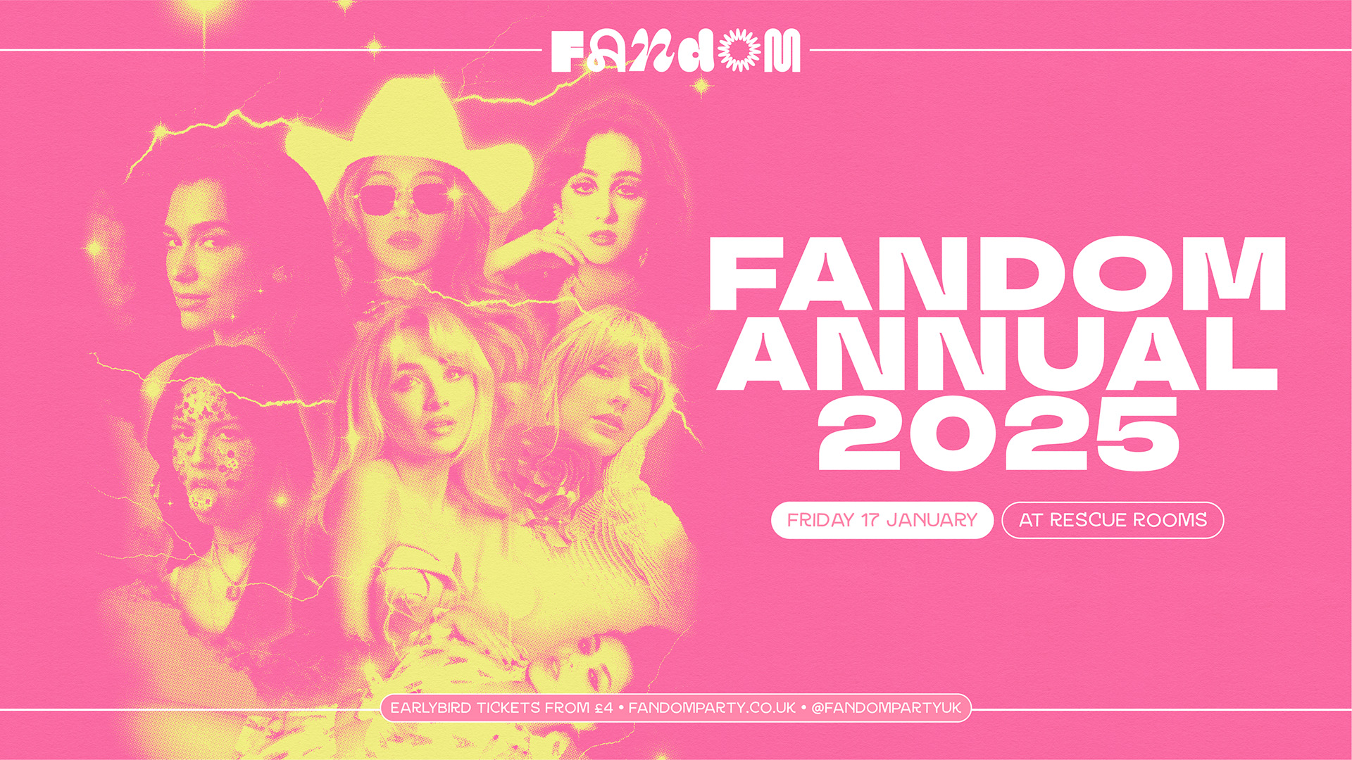 Fandom Annual 2025 💿 Fandom @ Rescue Rooms, Nottingham