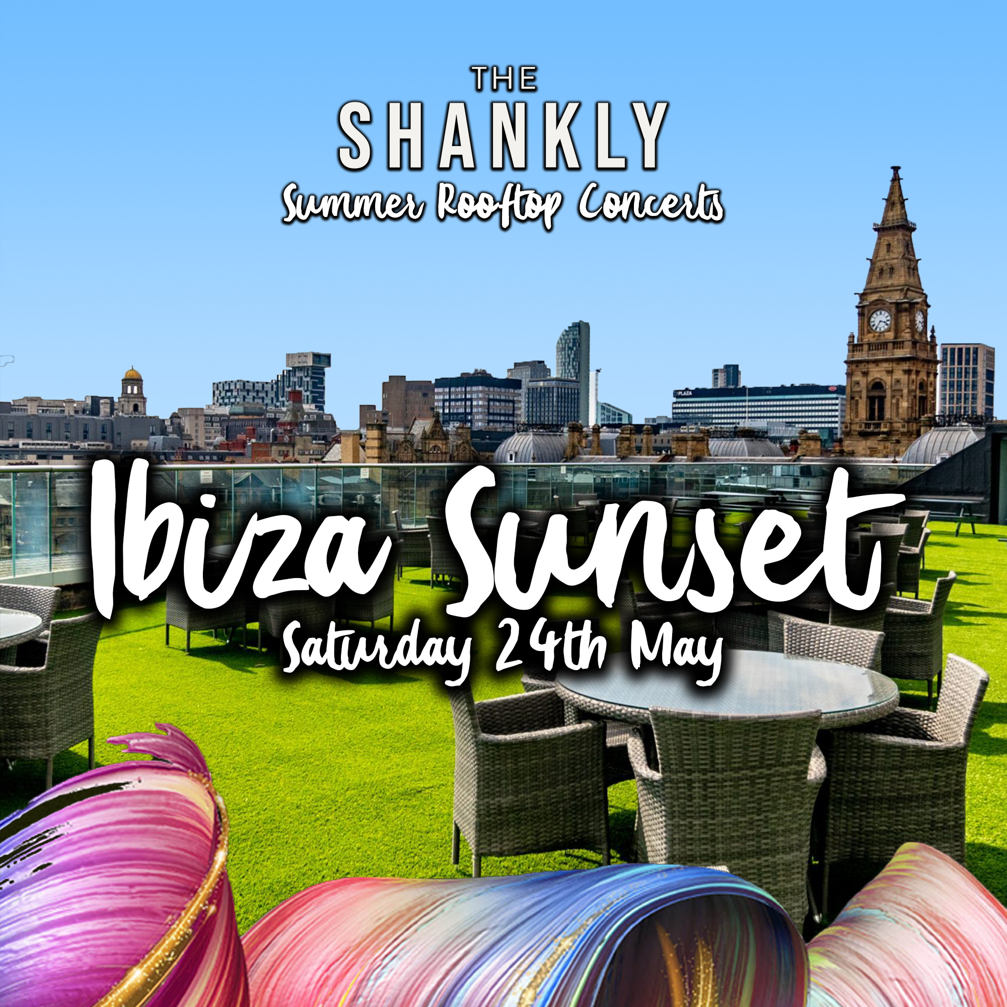 Ibiza Sunset – The Shankly Rooftop Summer Party