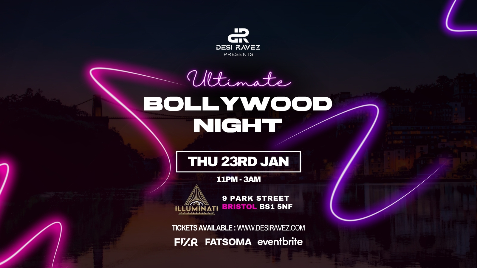 Ultimate Bollywood Night – Thursday 23rd January @Iluminati Bristol