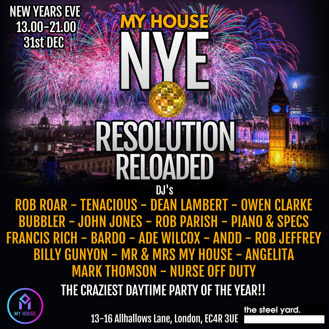 My House NYE Resolution – RELOADED
