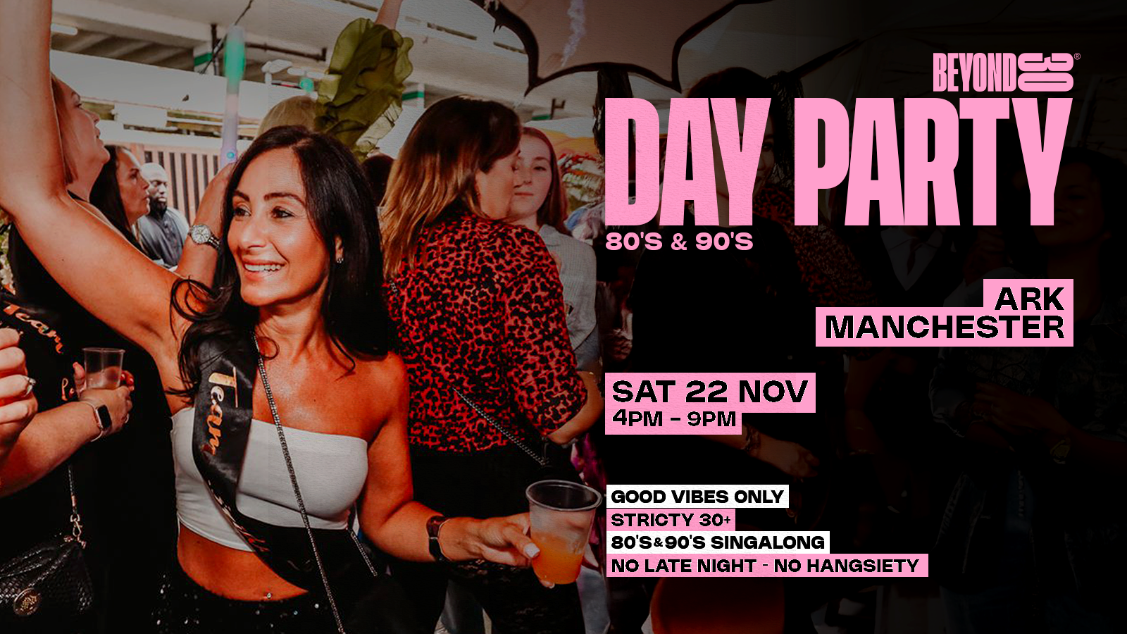 80s & 90s Over 30s Daytime Clubbing – MANCHESTER 🕺🏽