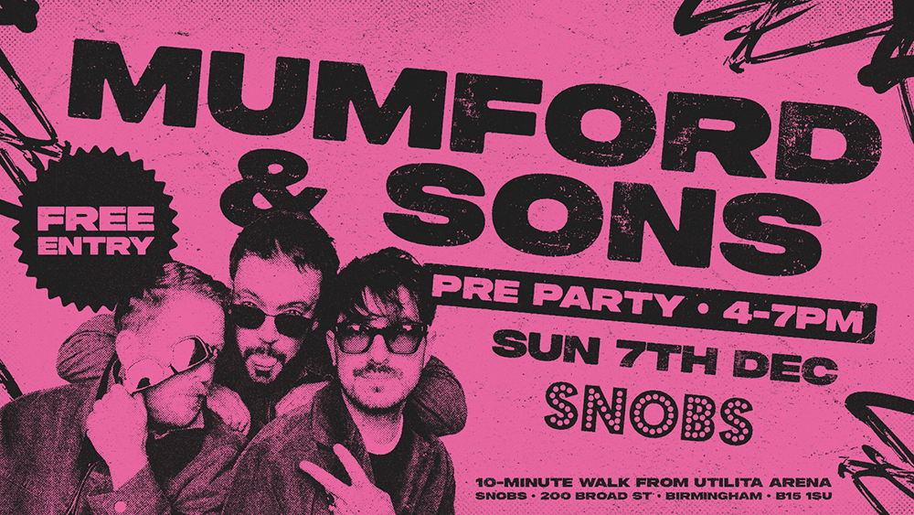 MUMFORD & SONS GIG PREPARTY! 7th  Dec