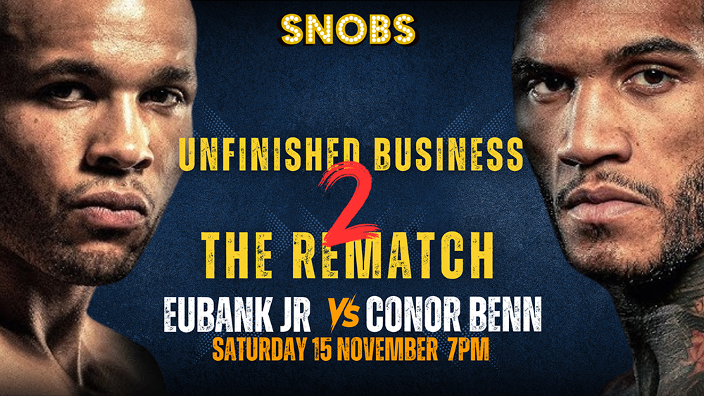 Eubank Jr. vs Benn 2 [TODAY!] The Rematch – Showing Live! 15/11