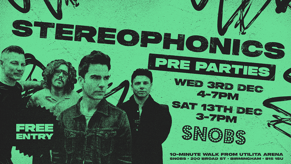 STEREOPHONICS GIG PREPARTY! [TODAY] 13th  Dec