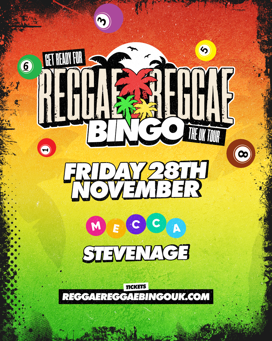 REGGAE REGGAE BINGO TOUR  | STEVENAGE