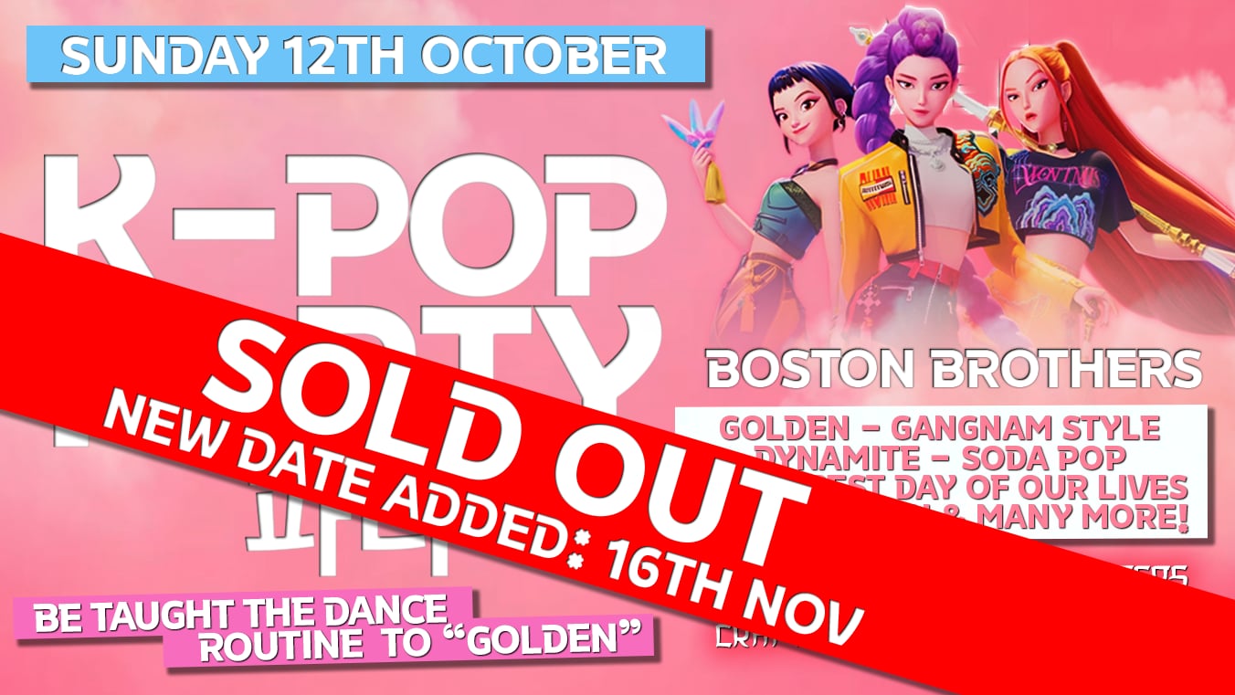 K-Pop Family Party [ NOW SOLD OUT – NEW GRIMSBY DATE ADDED – 16TH NOVEMBER ]