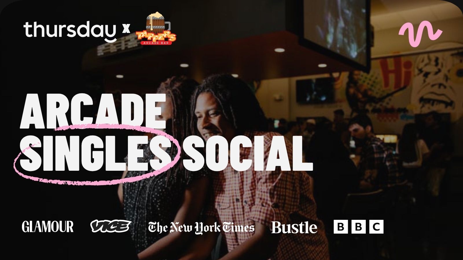 Wednesday | Arcade Singles Social | Tappers Arcade Bar