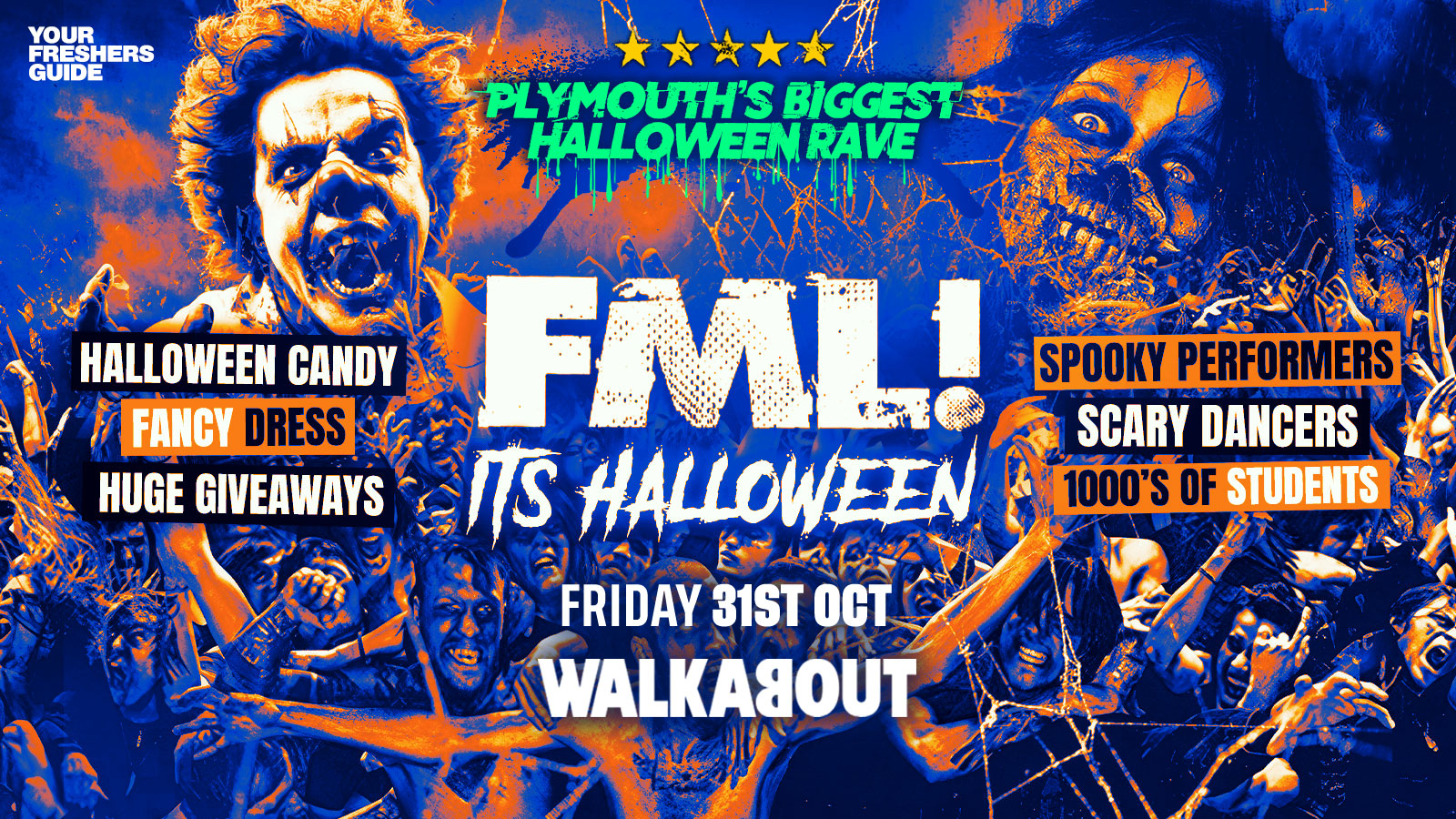 FML It’s Halloween | Plymouth Freshers 2025 – Under 200 Tickets Remaining ⚠️
