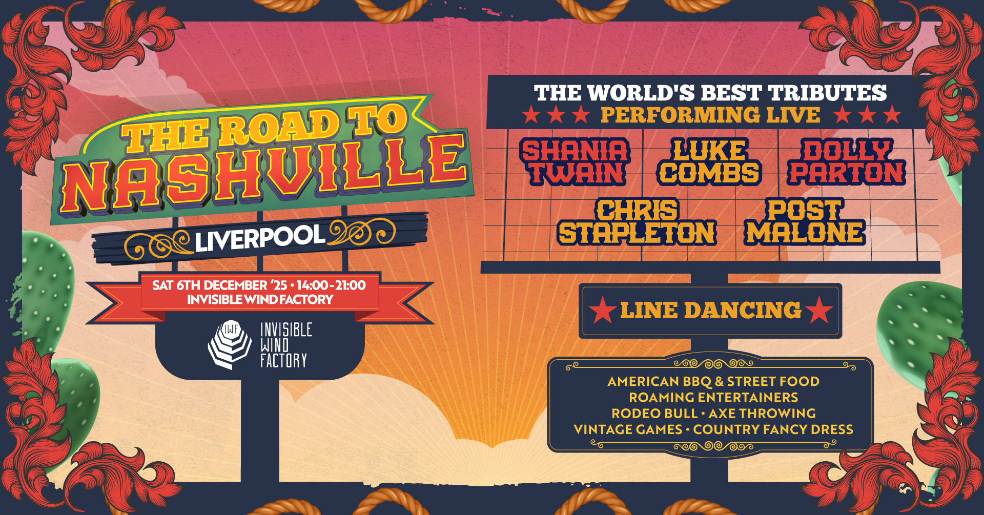 Road to Nashville Festival | Invisible Wind Factory, Liverpool