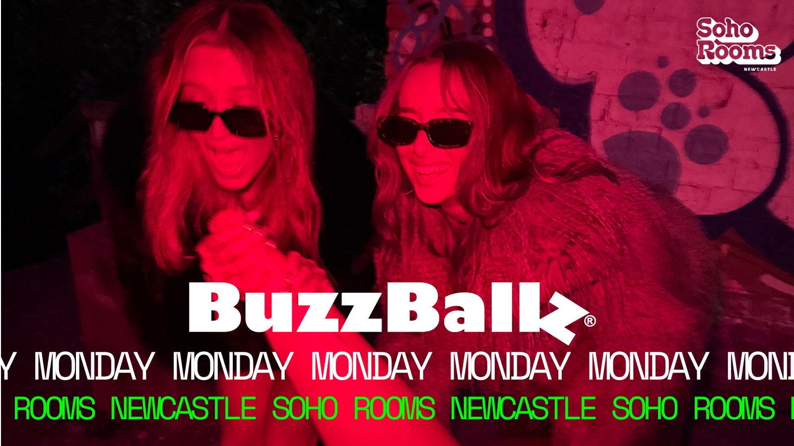 Soho Buzzballz Takeover | Monday 13th October | Soho Rooms Newcastle – #1 Student Venue