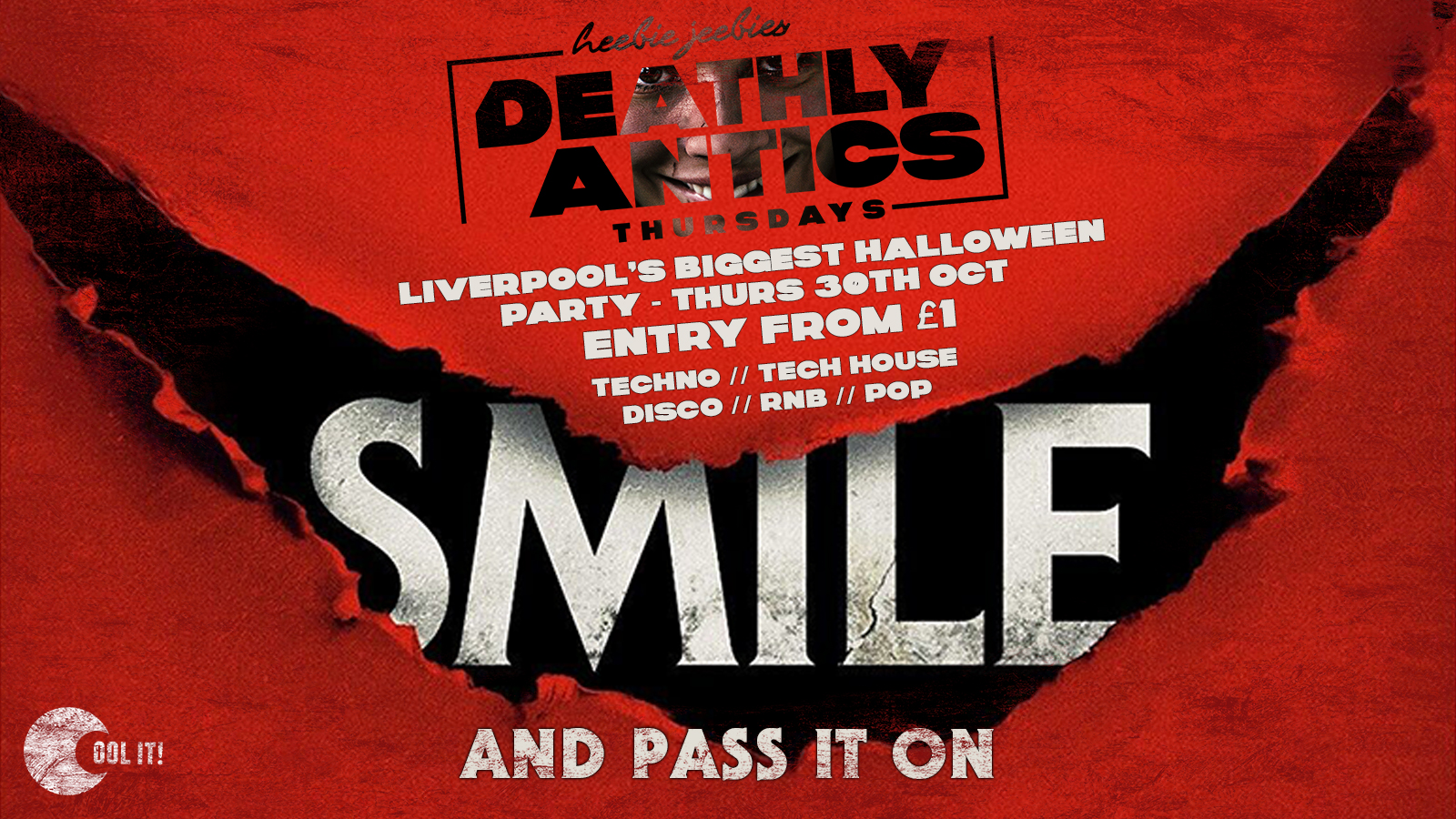 🩸🪓🔺 DEATHLY ANTICS 🔺SOLD OUT 🪓🩸 – The UK’s BIGGEST Thursday Night