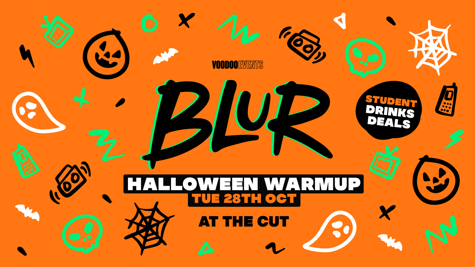 SOLD OUT // BLUR Tuesdays! HALLOWEEN WARM UP! 🎃