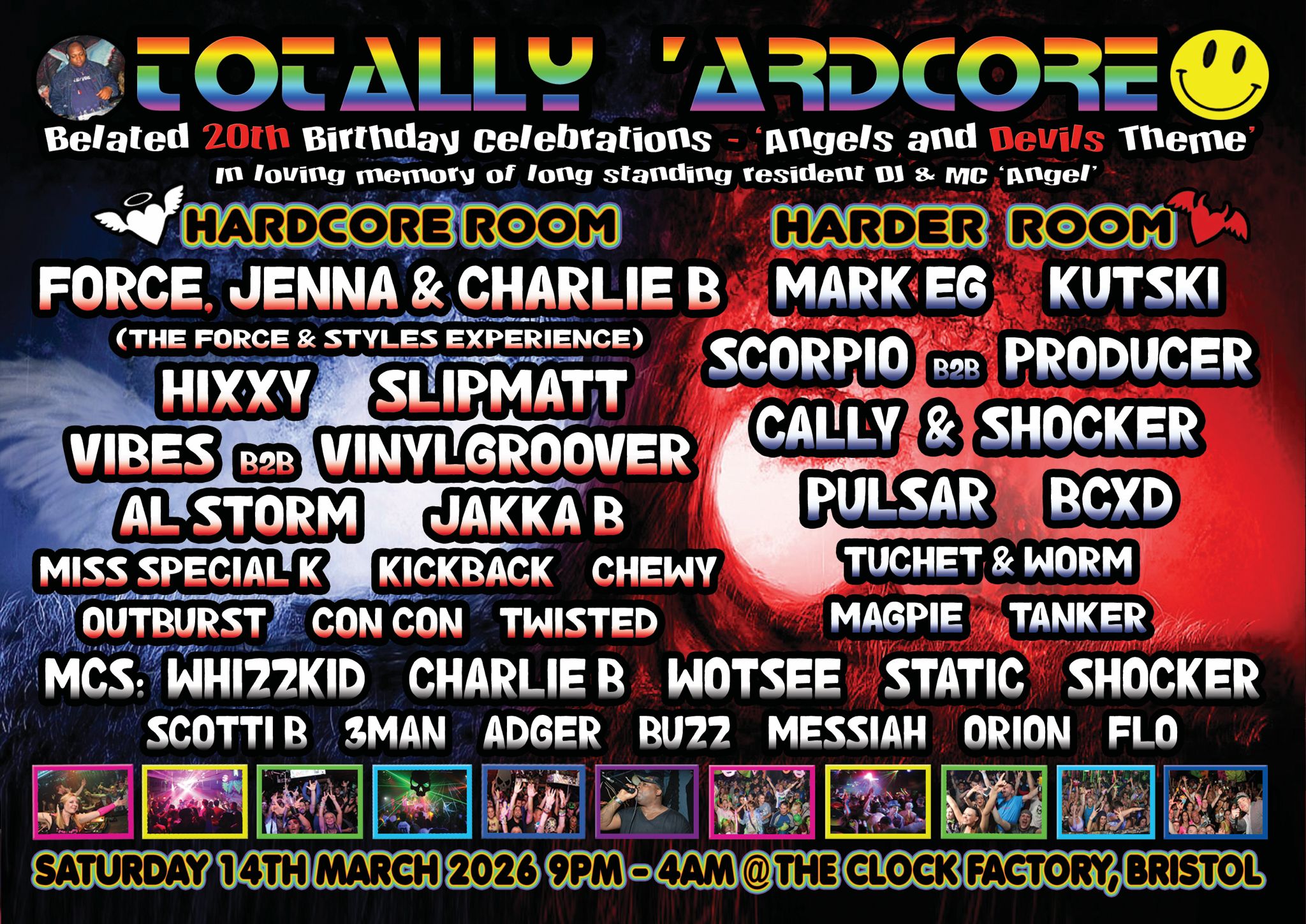 TOTALLY ‘ARDCORE 20th Birthday Celebrations