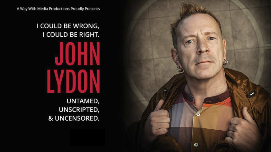 🚨 ONLY 2 TICKETS LEFT! John Lydon (Sex Pistols /PiL)