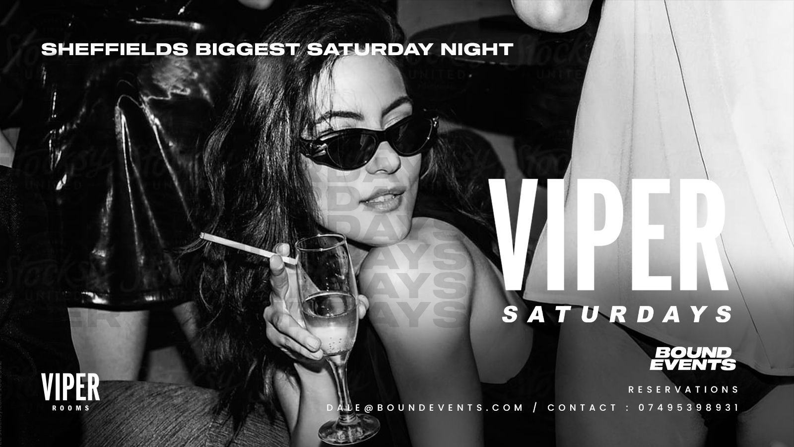 Viper Saturdays – Sheffields Biggest Saturday Night – Bound Events