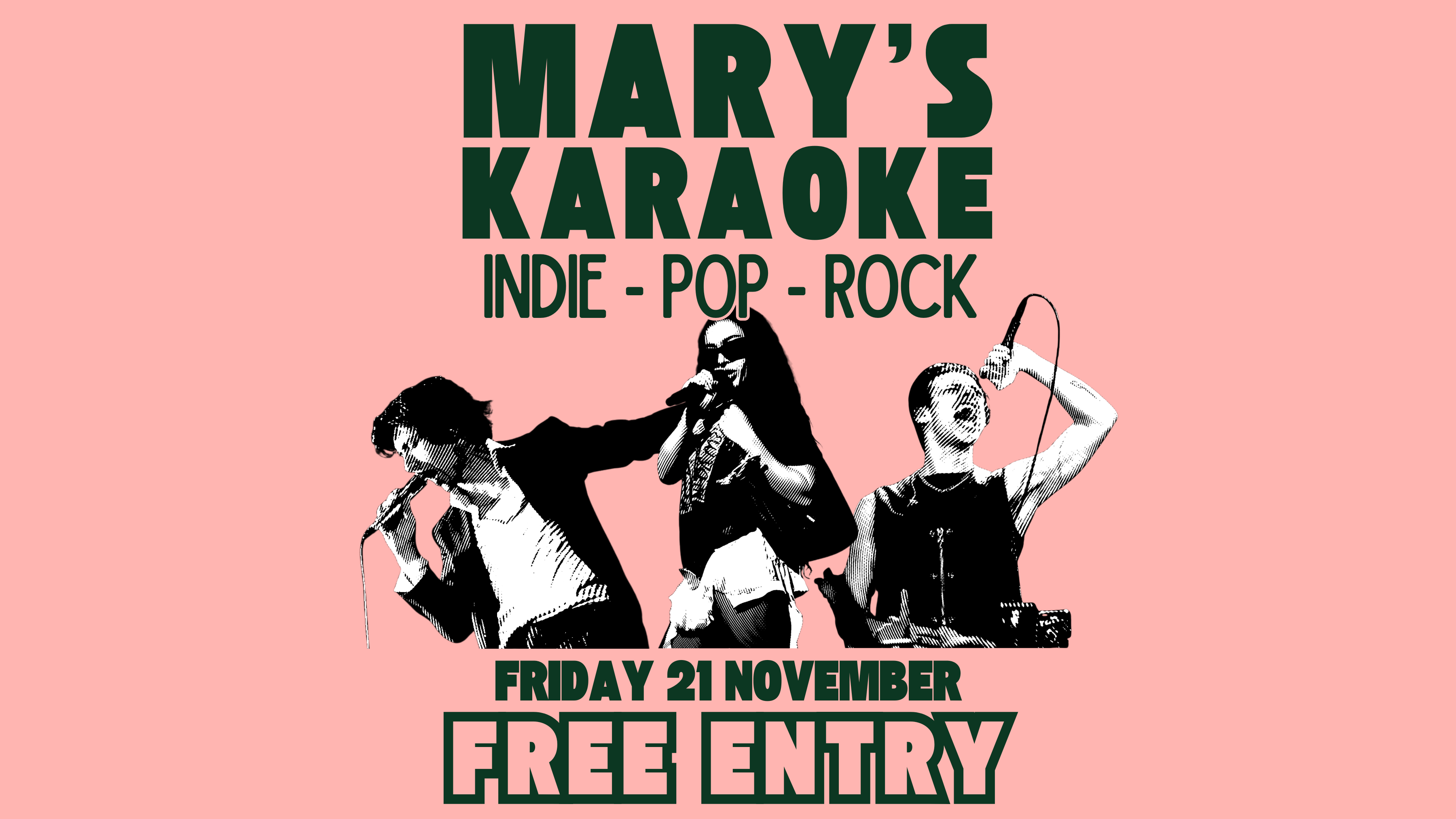 MARY’S KARAOKE – Free Entry!