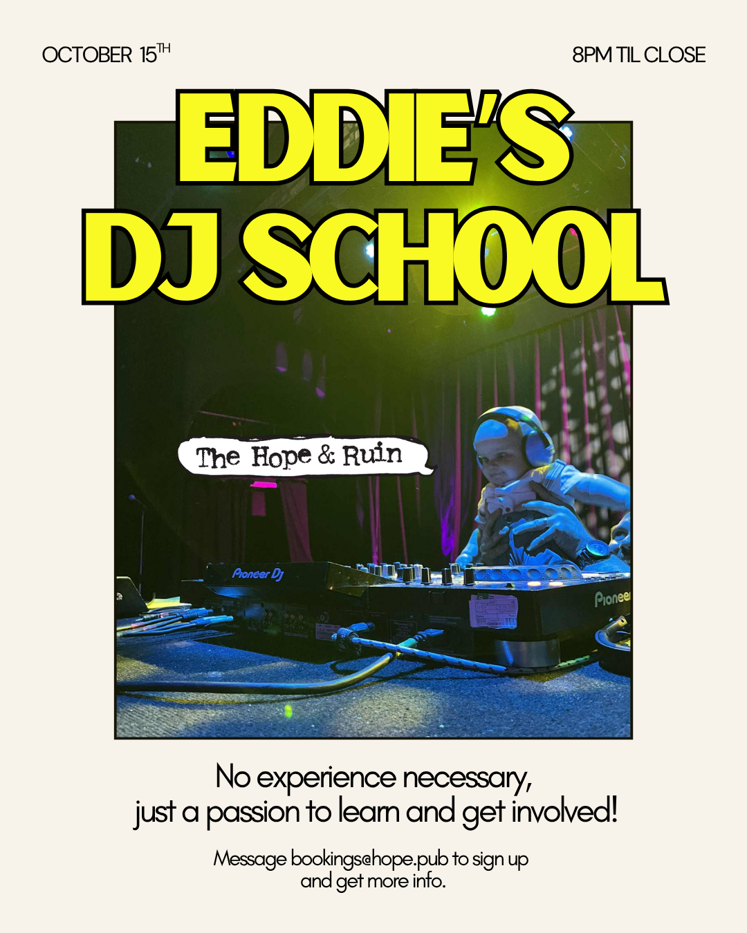 EDDIE’S DJ SCHOOL