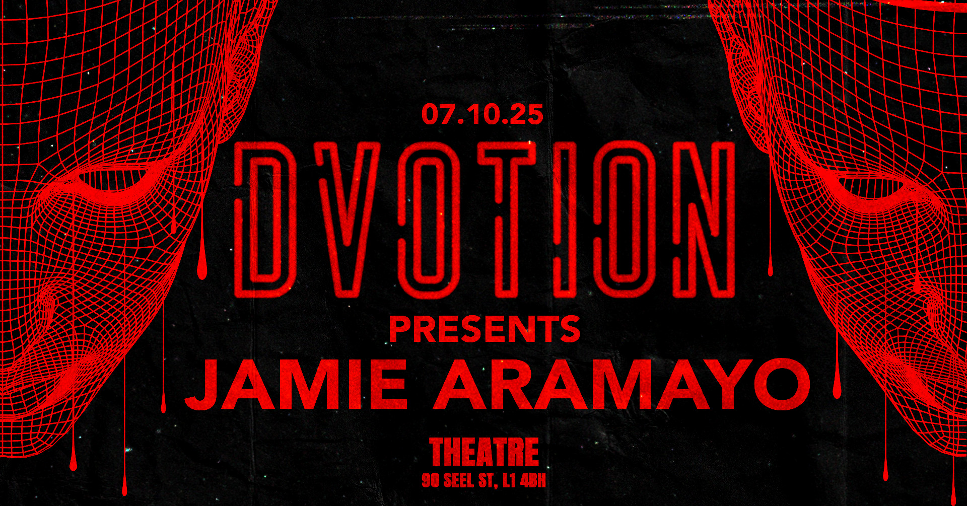 ♦️ DVOTION LIVERPOOL presents JAMIE ARAMAYO FINAL 72 TICKETS♦️ EVERY TUESDAY AT THE THEATRE @ ARTS CLUB ♦️ UNITED IN MUSIC!