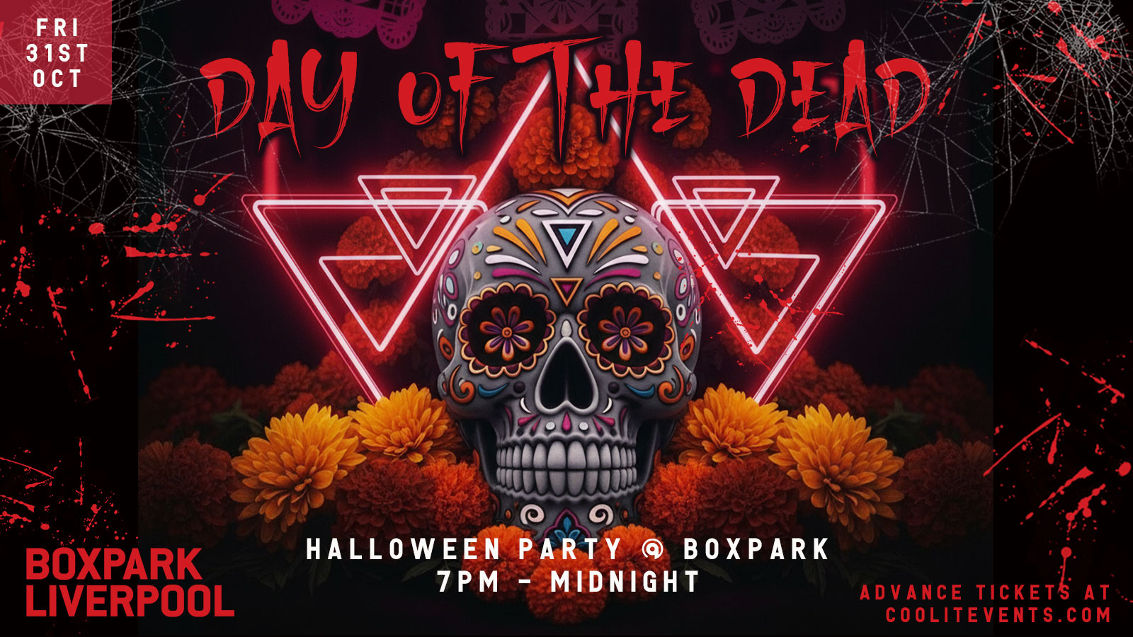 DAY OF THE DEAD WAREHOUSE RAVE 🕯️☾ HALLOWEEN @ BOXPARK