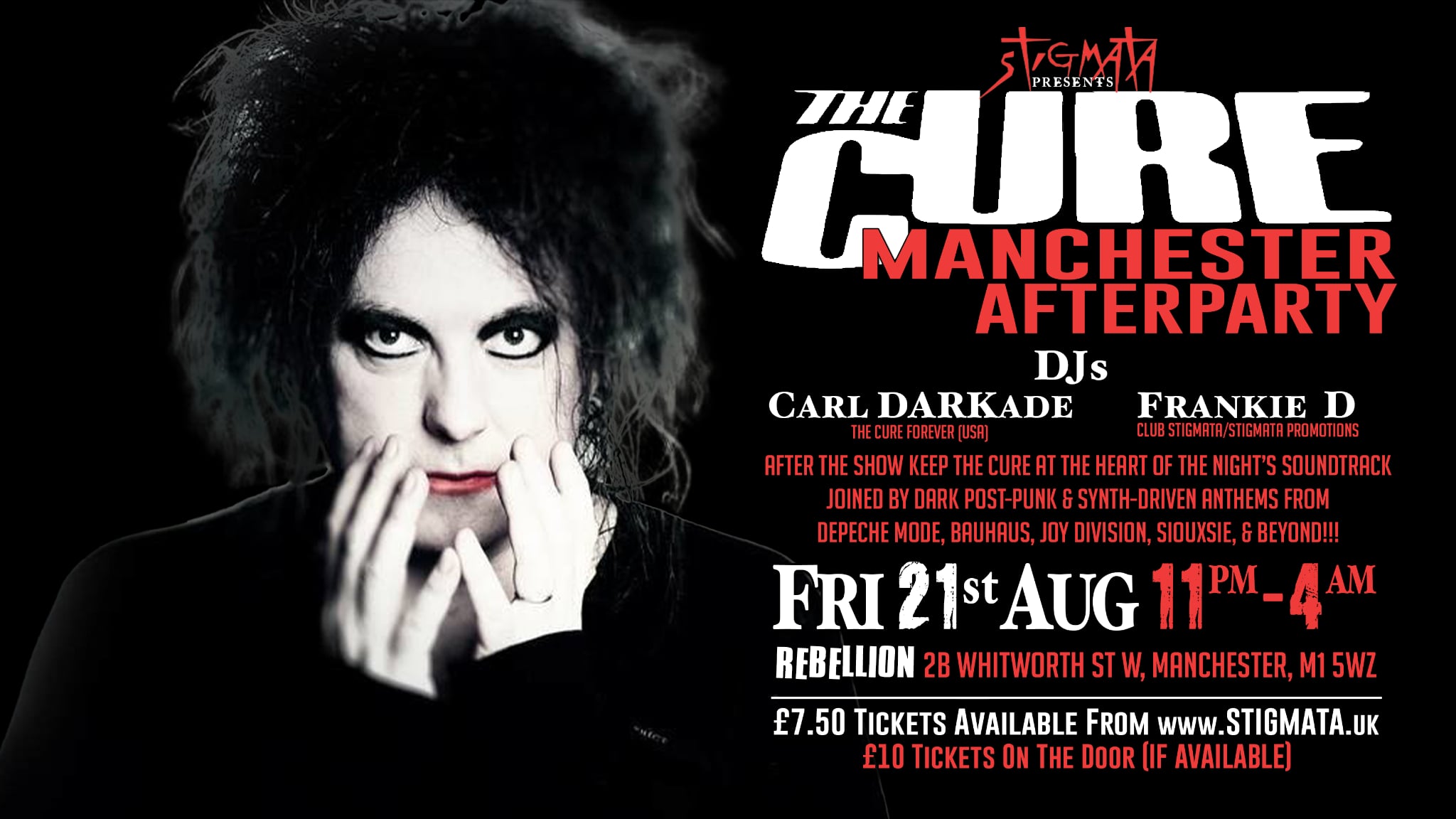 The Cure – Afterparty – Manchester