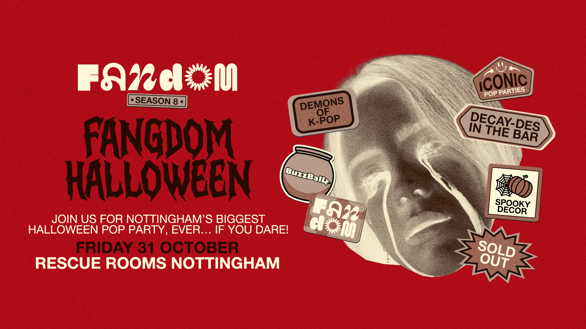 FANGDOM Halloween 🧛‍♀️ Rescue Rooms, Nottingham *SOLD OUT* Join the waiting list…