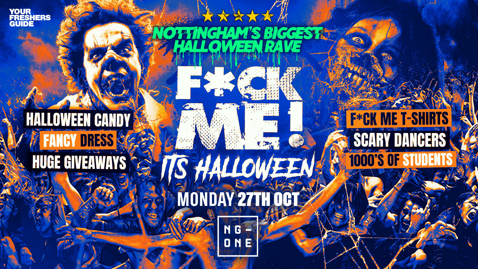 F*CK ME It’s Halloween – Nottingham Freshers 2025