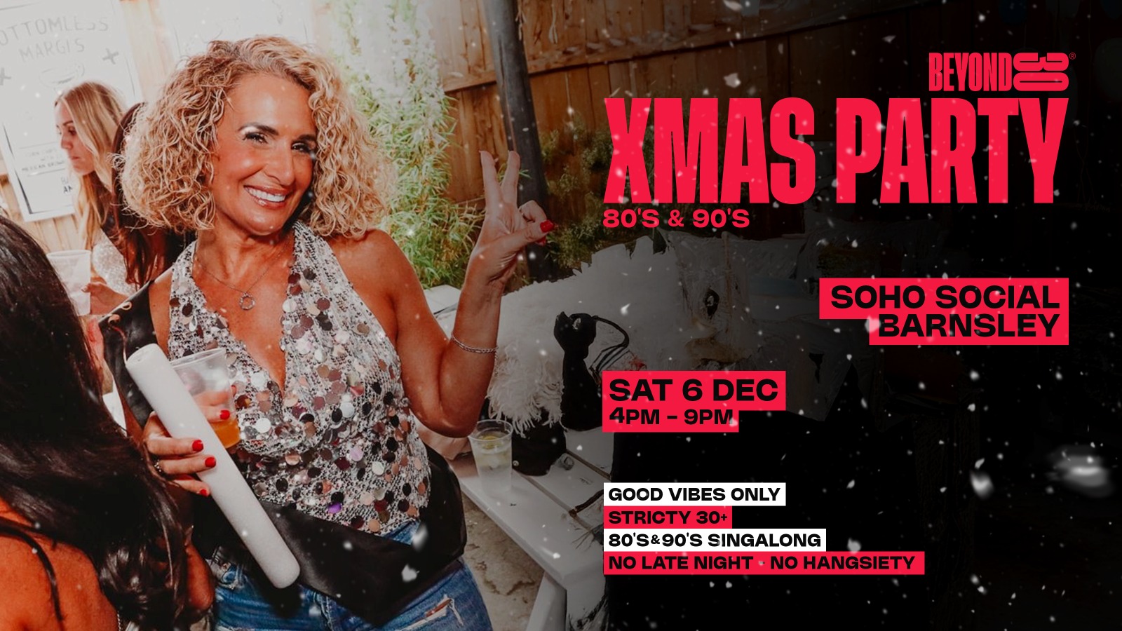 Over 30s Daytime Christmas Party – BARNSLEY 🎅🏻