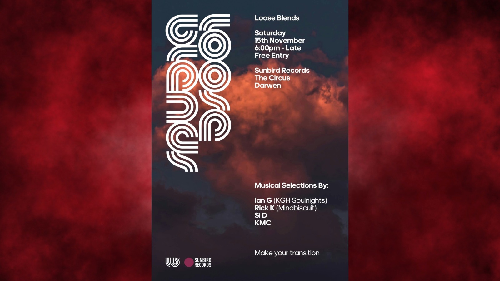 Loose Blends – Saturday 15th November 2025 | Sunbird Records, Darwen