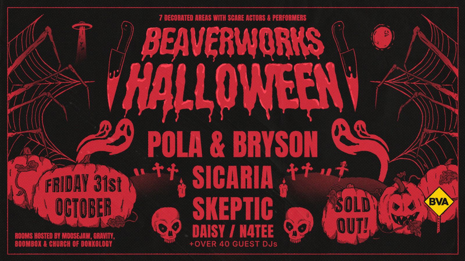 Beaver Works Halloween w/ Pola & Bryson, Skeptic & Sicaria