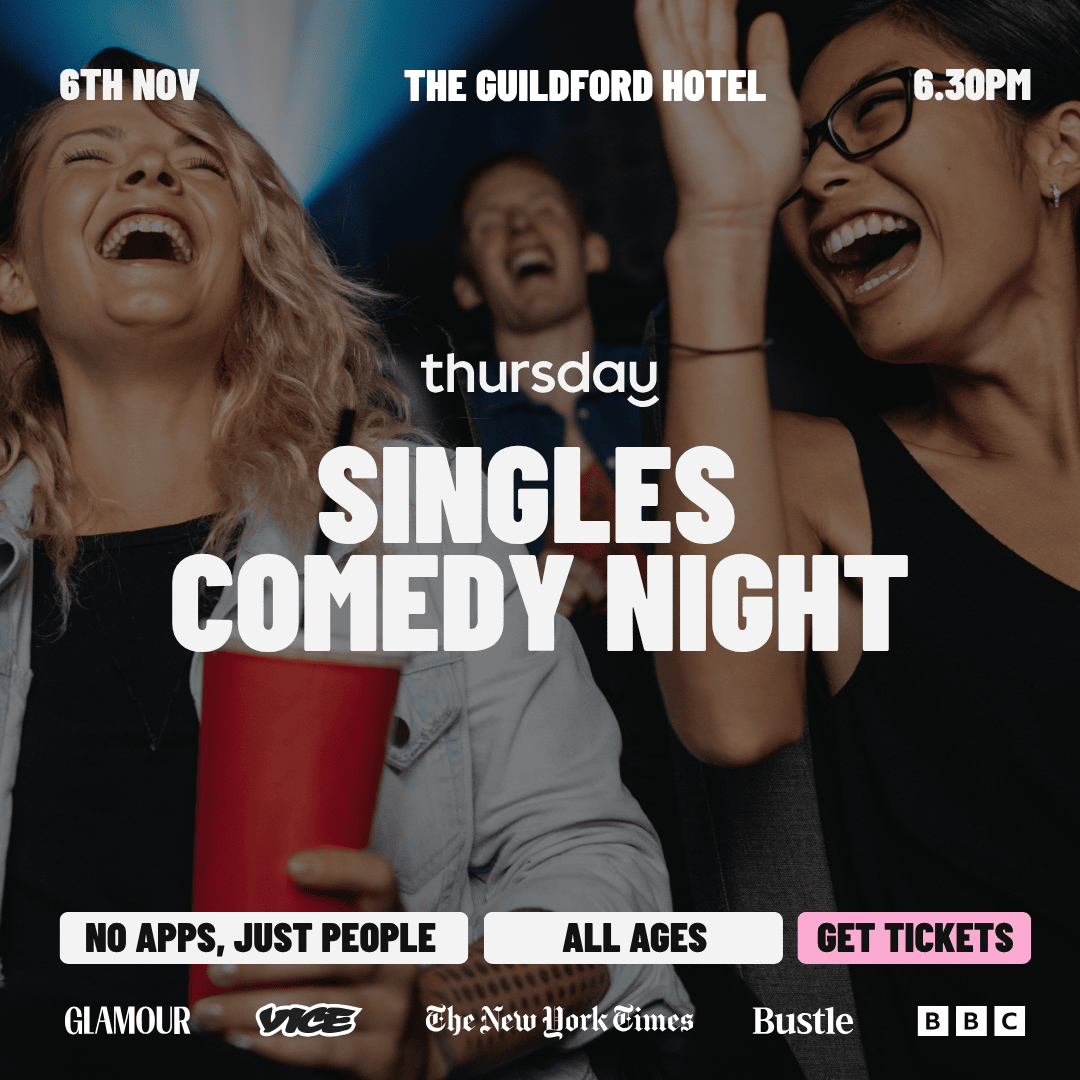 Thursday | Comedy Date Night – The Guildford Hotel | Guildford (All Ages)