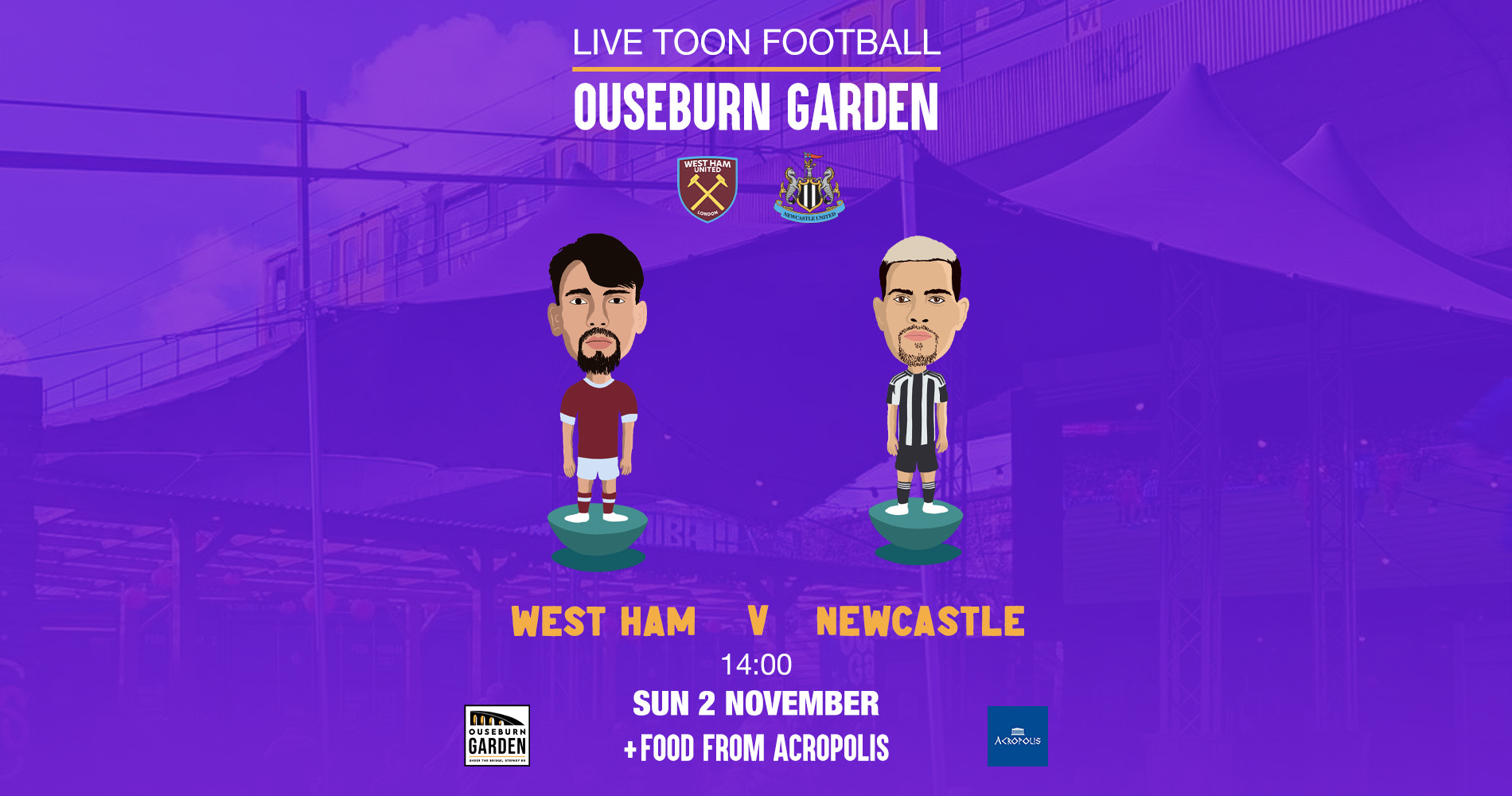 West Ham v Newcastle United on The Big Screen