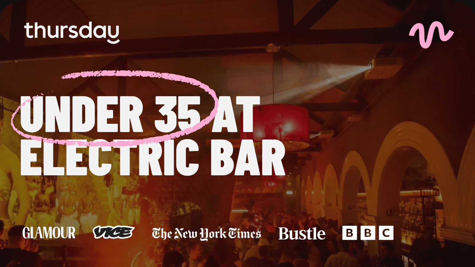 Thursday | Electric Bar (Under 35s) | Prahran