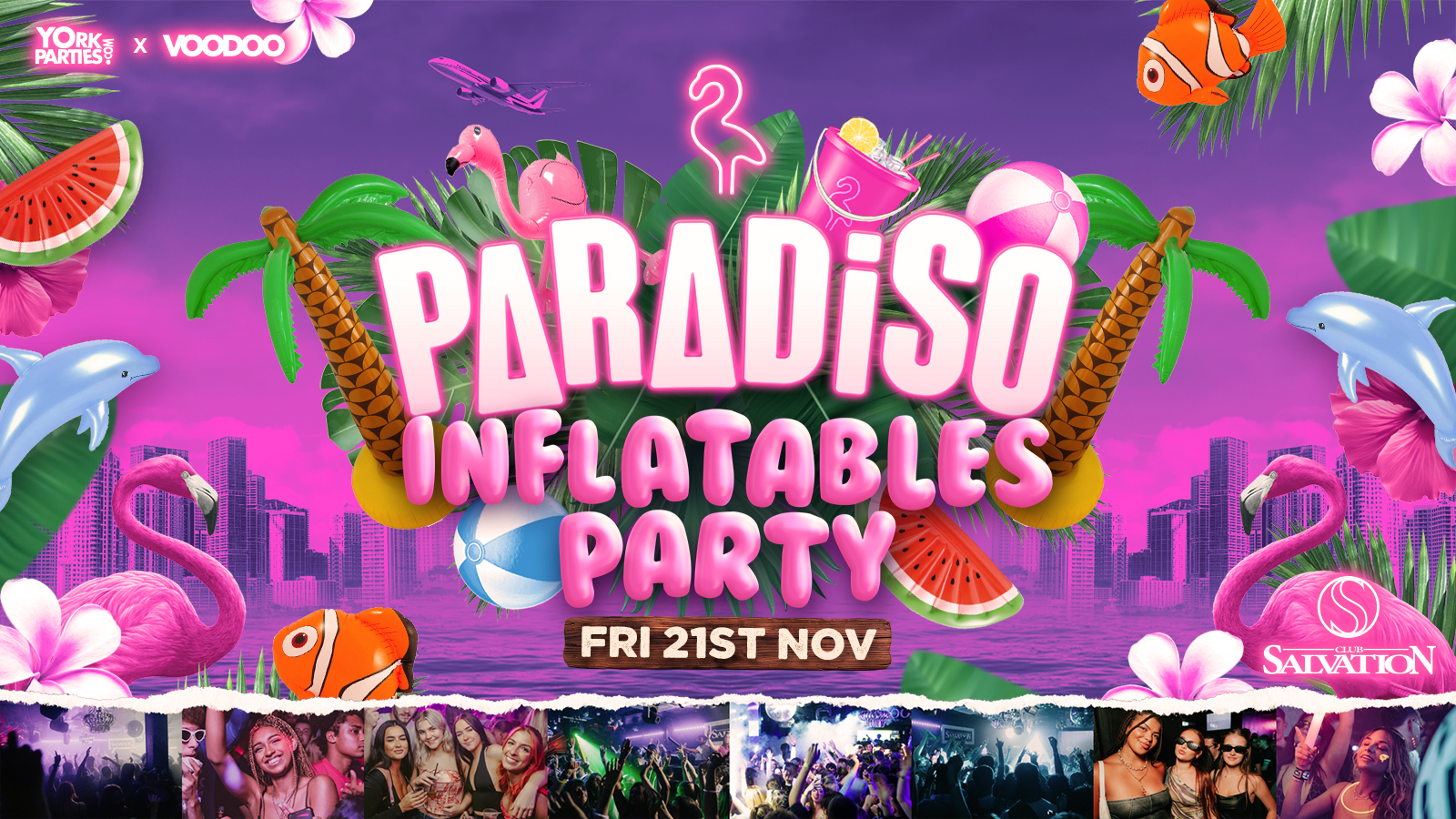 PARADISO Fridays INFLATABLES PARTY🦩