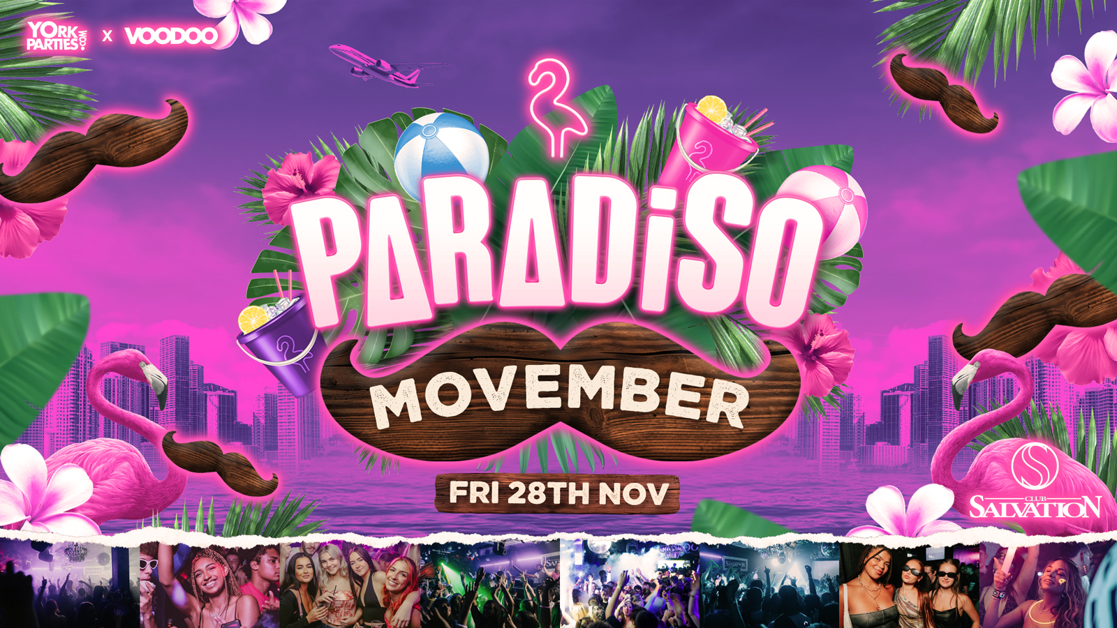 PARADISO Fridays MOVEMBER TASH RAVE🦩