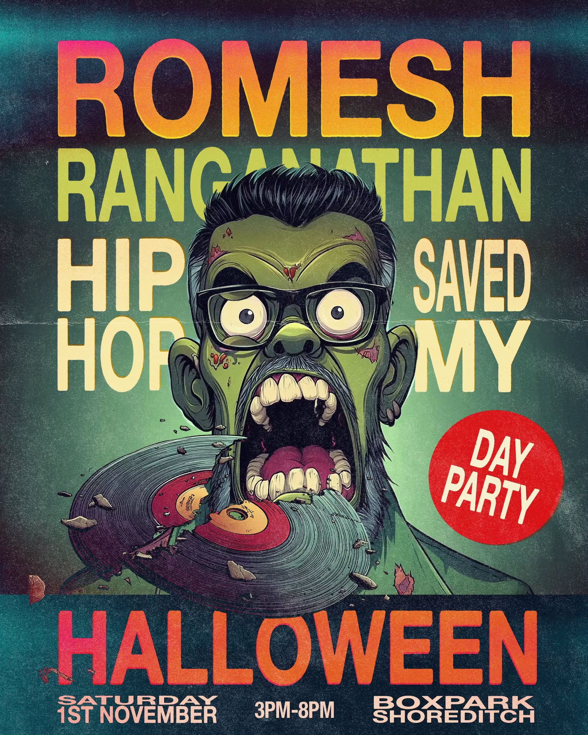 Romesh Ranganathan HIP HOP SAVED MY HALLOWEEN Day Party