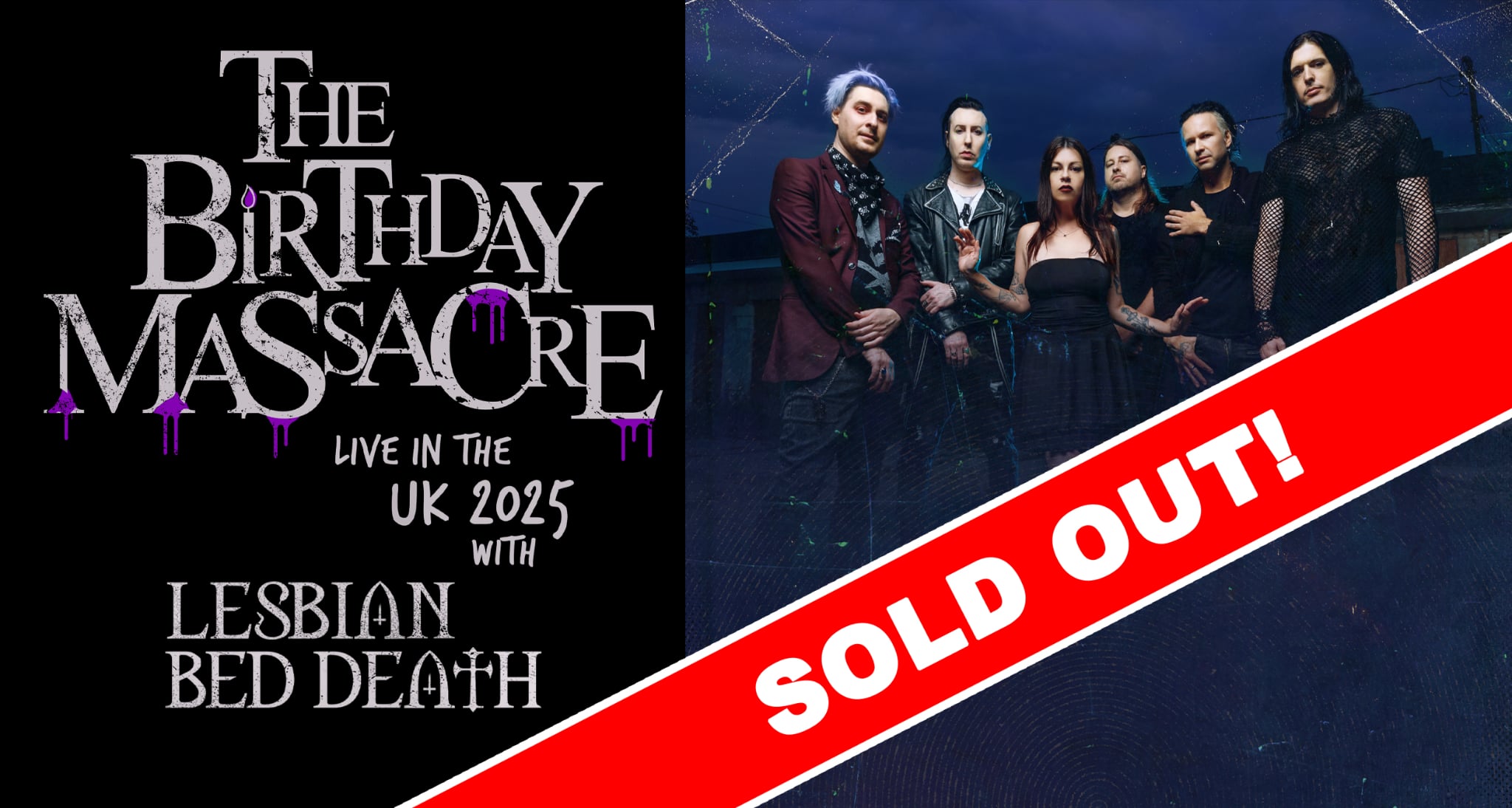 SOLD OUT – THE BIRTHDAY MASSACRE  2025 UK TOUR – York