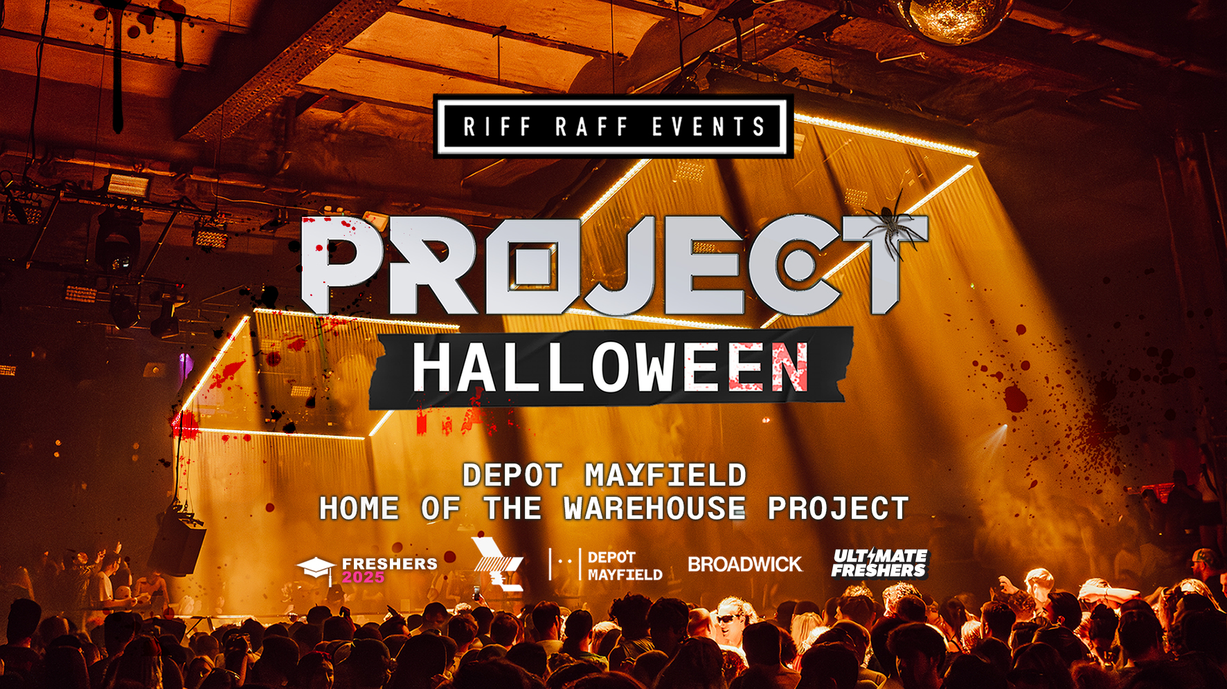 ‼️ SOLD OUT ‼️ ULTIMATE SALFORD ‼️  presents Halloween Project @ Mayfield Depot //  FINAL TICKETS! ‼️ ⚡⚡