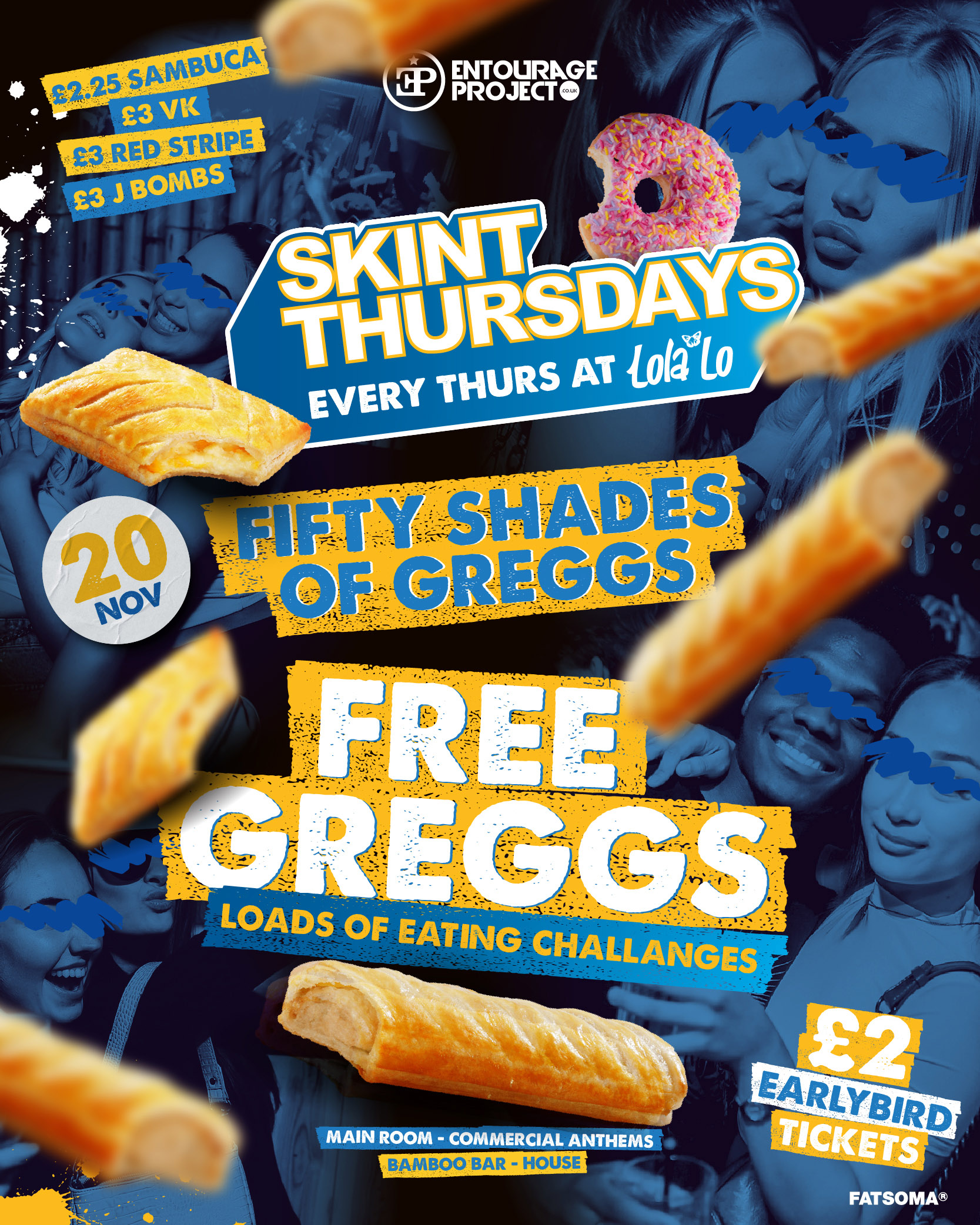 SKINT: 50 SHADES OF GREGGS @ LOLA LO