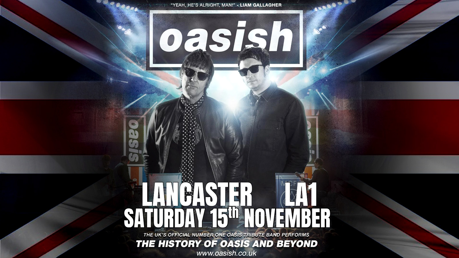 Close Enough Presents: OASISH – Oasis Tribute LIVE