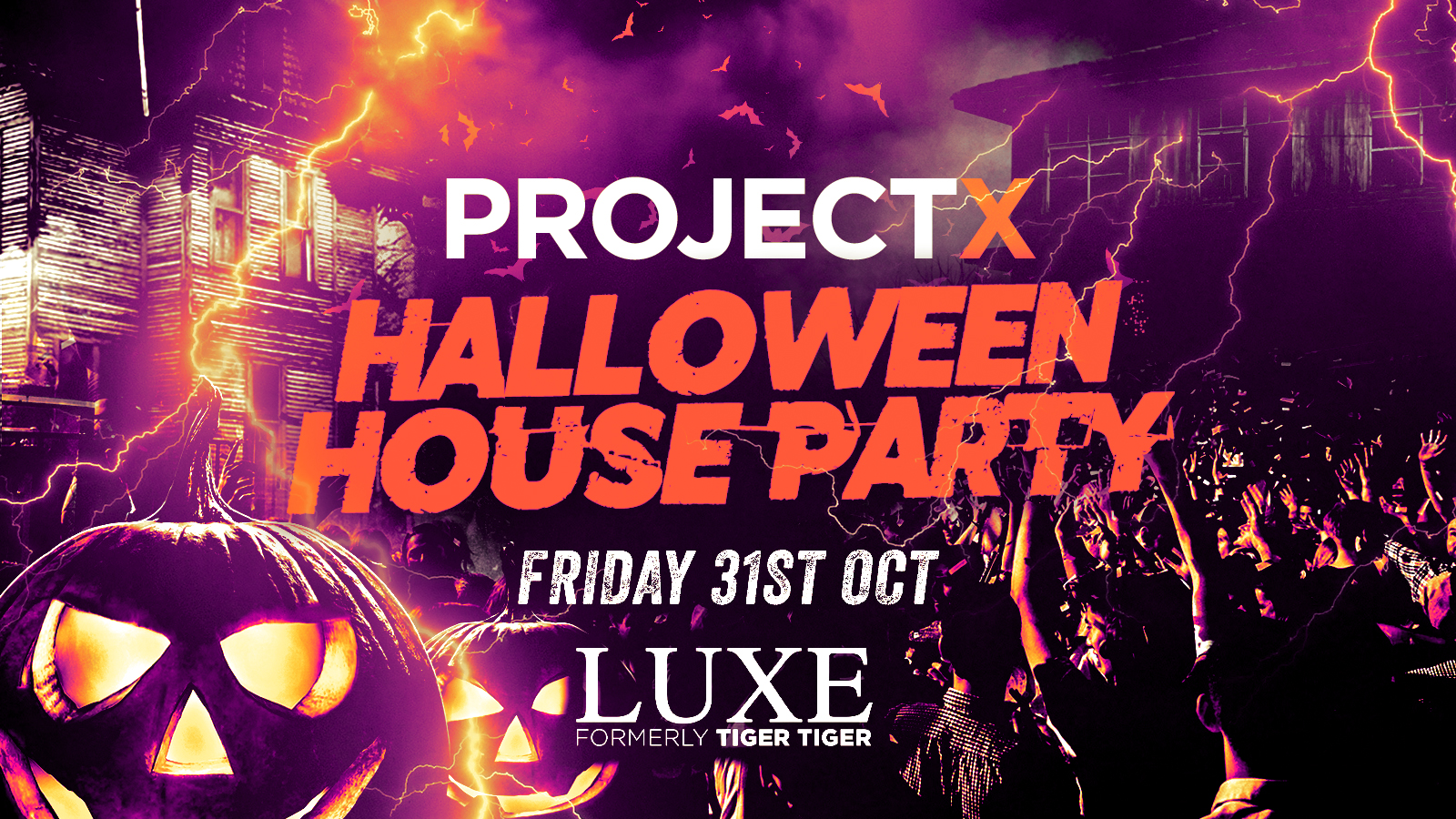 The 2025 Project X Halloween House Party // This event has SOLD OUT every year!