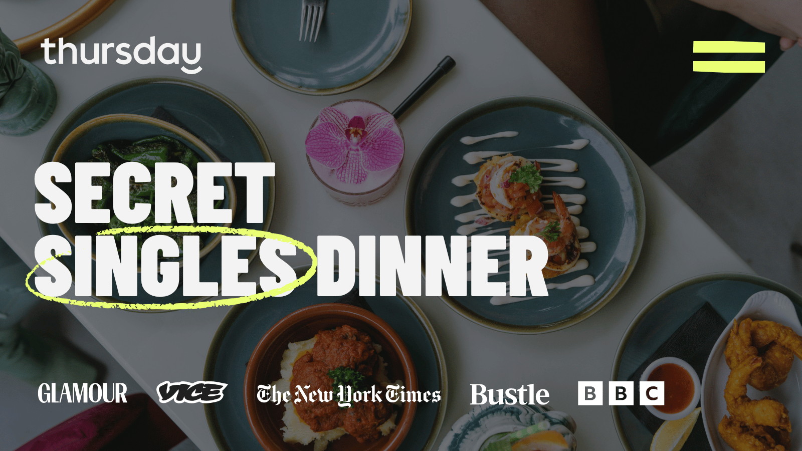 Thursday Dinner | Secret Singles Tapas (24-29) | Shoreditch