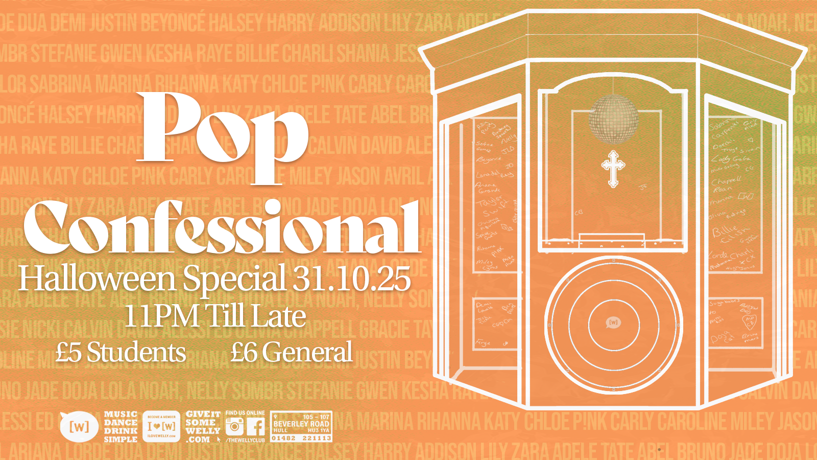 POP CONFESSIONAL – Halloween Special