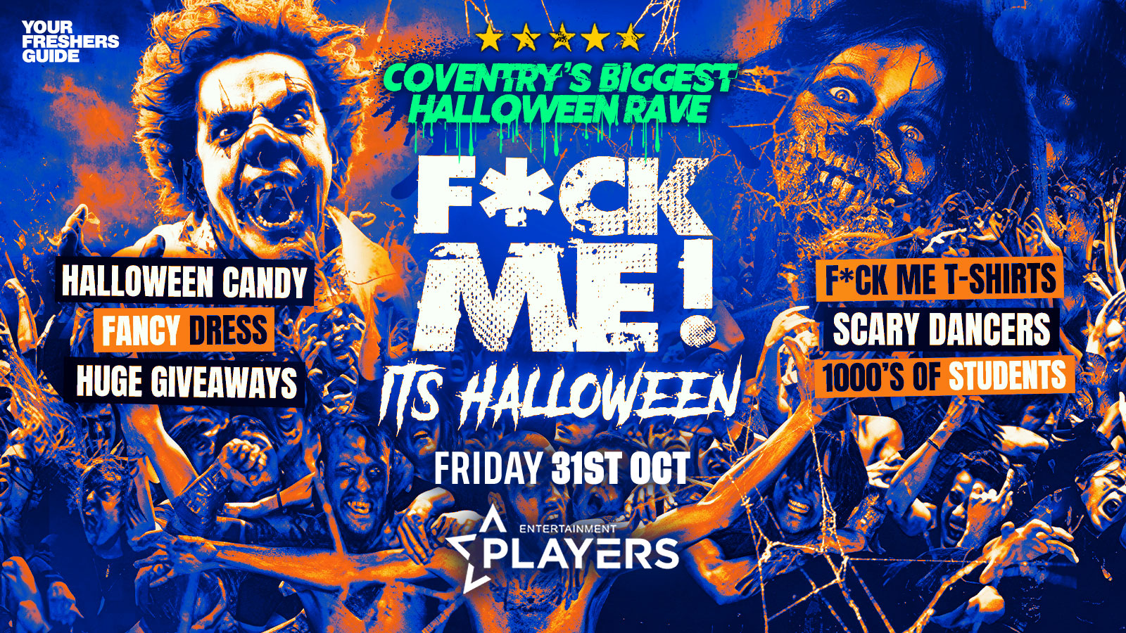 F*CK ME It’s Halloween | Coventry Freshers 2025 & Warwick Freshers 2025
