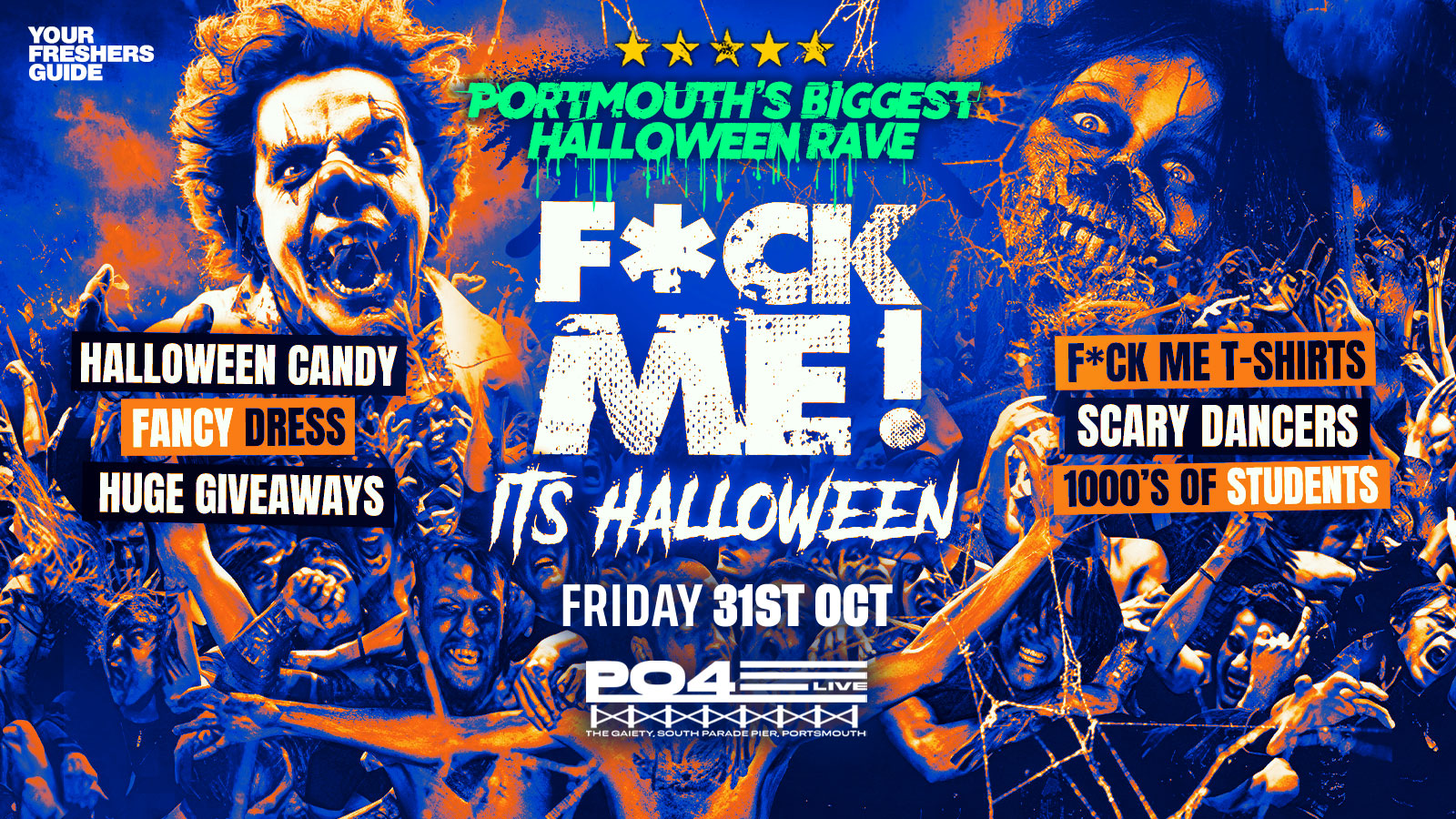 F*CK ME It’s Halloween – Portsmouth Freshers 2025