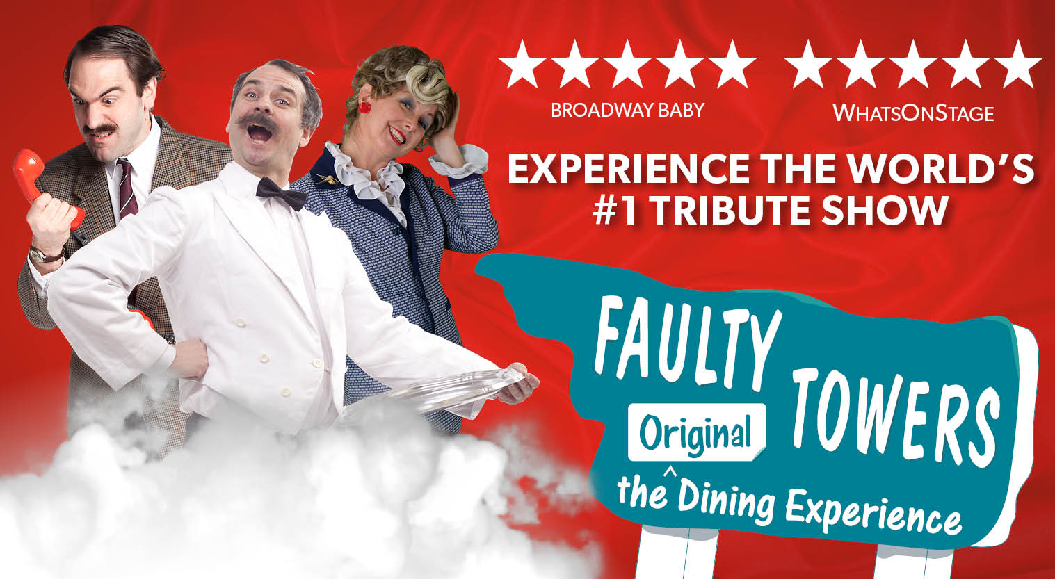🚨 LAST FEW TICKETS! Faulty Towers The Dining Experience at 6pm ⭐️⭐️⭐️⭐️⭐️