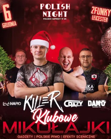 Polish Night – SAINT NICHOLAS DAY IN LEICESTER – DJ KILLER!