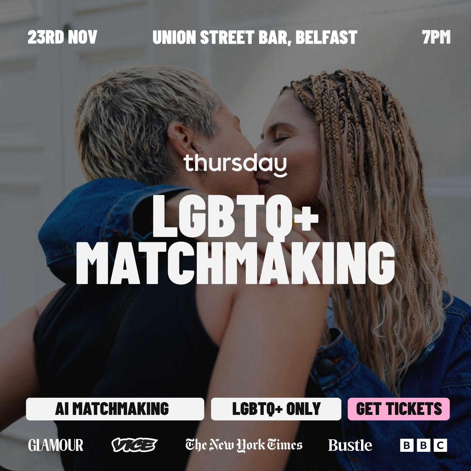 Sunday | LGBTQ+ Matchmaking | Belfast