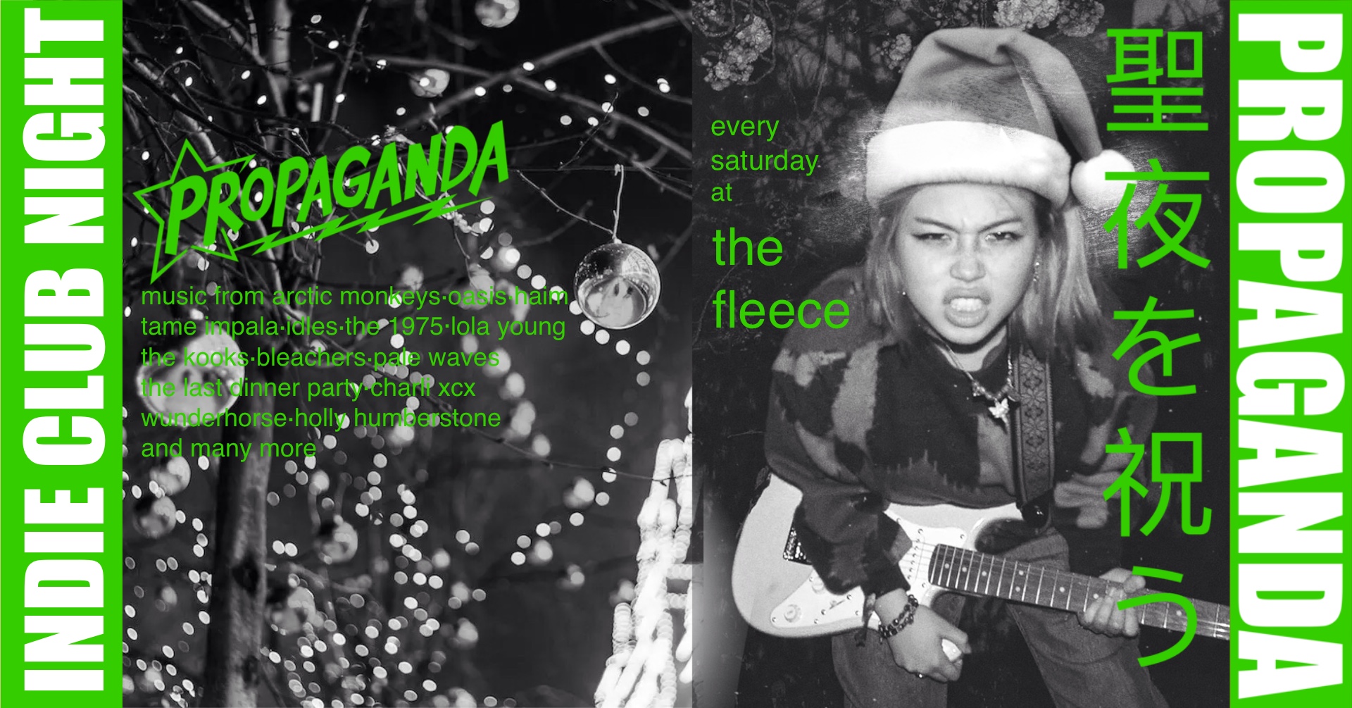TONIGHT – Propaganda Bristol – Indie Club Night – Xmas Party!