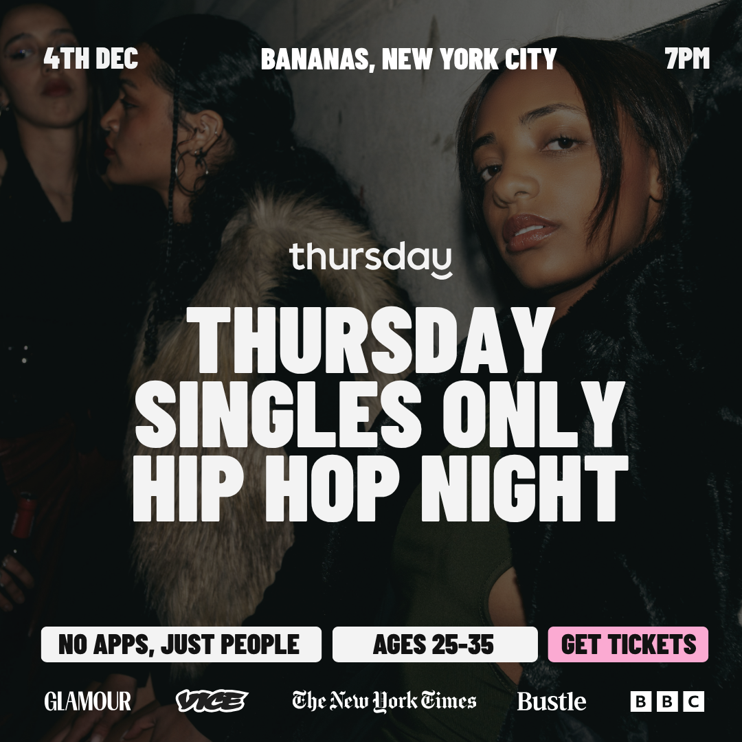 Thursday | Bananas Restaurant (Hip Hop Night) 25-35 | NYC